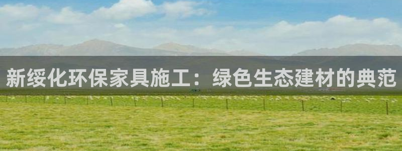 杏耀平台测速登陆：新绥化环保家具施工：绿色生态建材的典范