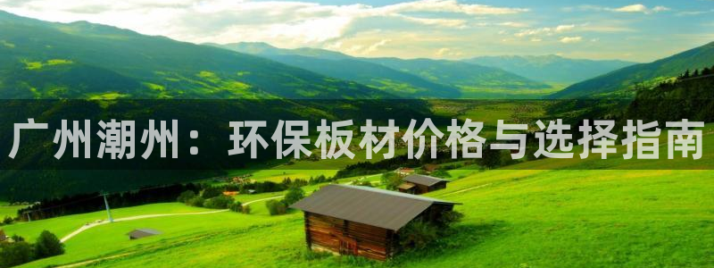 杏耀软件：广州潮州：环保板材价格与选择指南